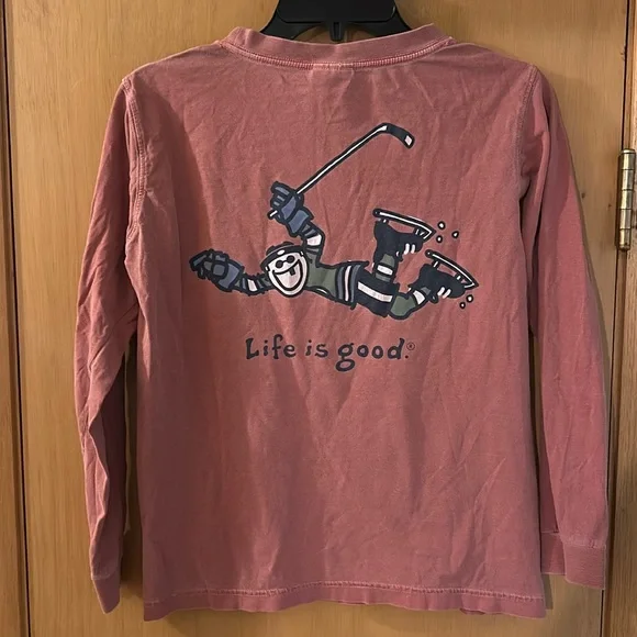 Life Is Good Shirts Tops Life Is Good Kids Youth Hockey Long